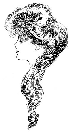 Evelyn as a Gibson Girl 1905
